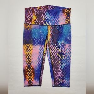 Teeki Mermaid Capri Leggings Medium Activewear